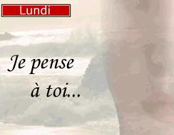 je pense a toi......................